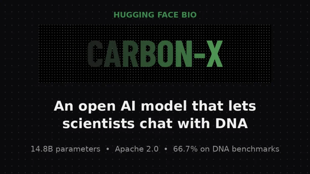 Carbon-X: an open AI model that lets scientists chat with DNA