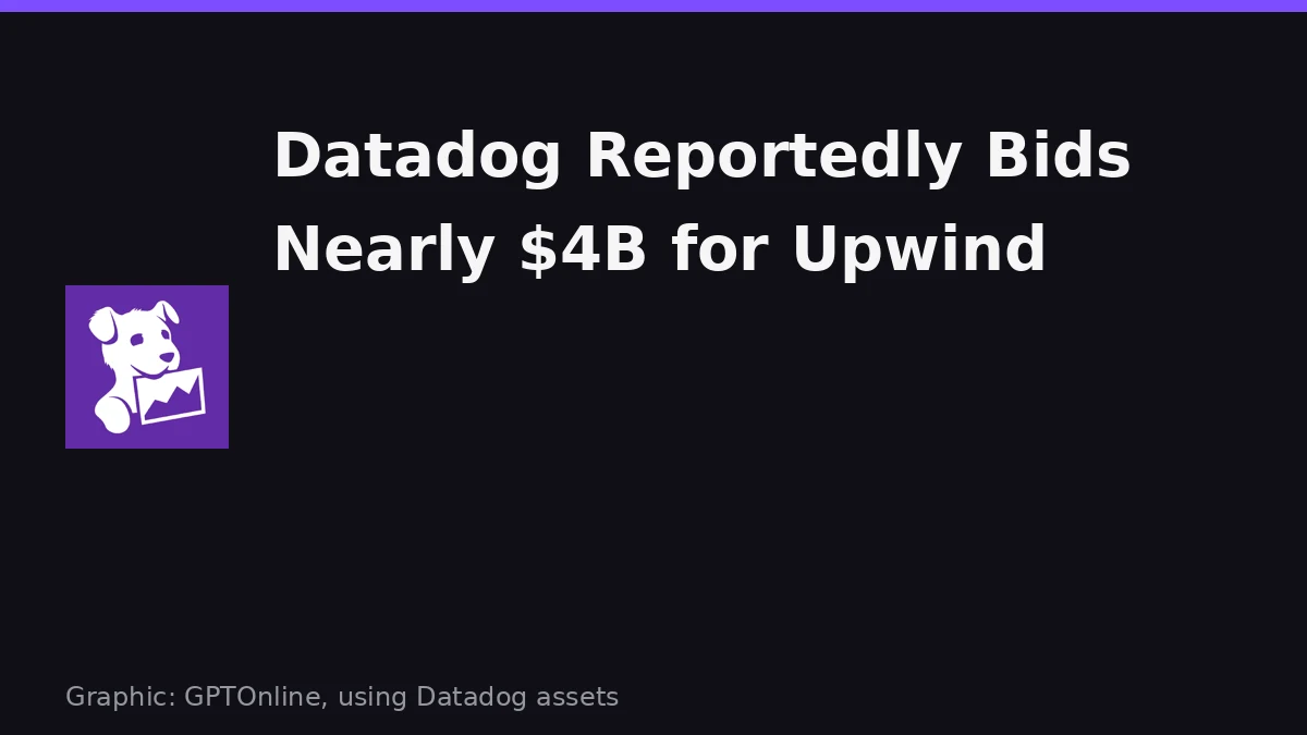 Datadog reportedly bids nearly $4 billion for Upwind Security