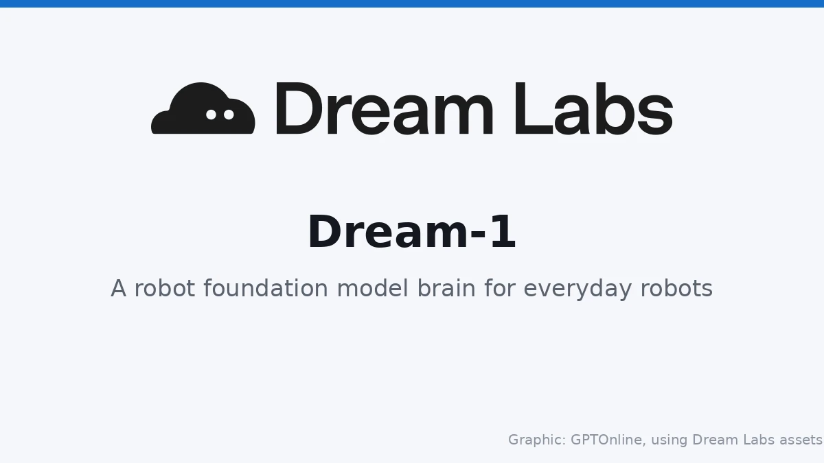Dream Labs Raises $90 Million to Build a Robot Brain Anyone Can Plug In 1 Dream Labs Dream-1 robot foundation model