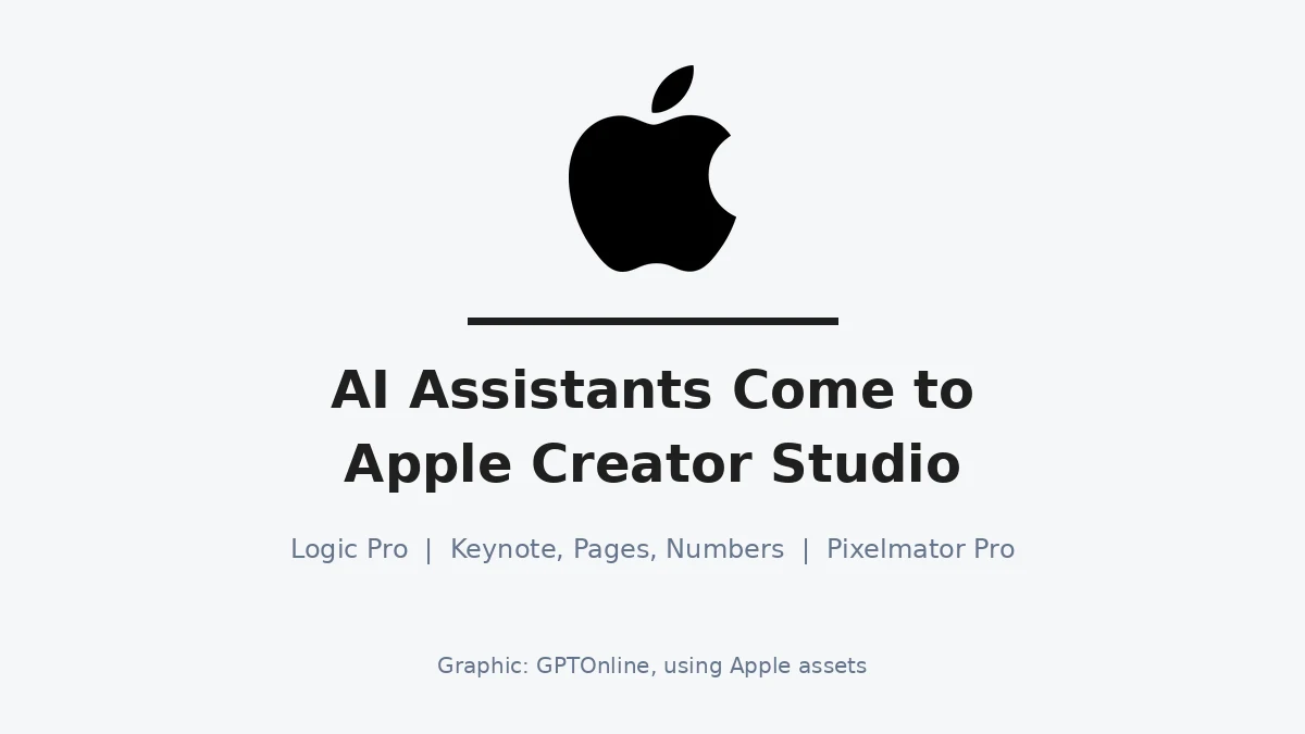 Apple Adds AI Assistants Across Creator Studio, From Logic Pro to Pages 1 featured apple creator studio 1200x675 1