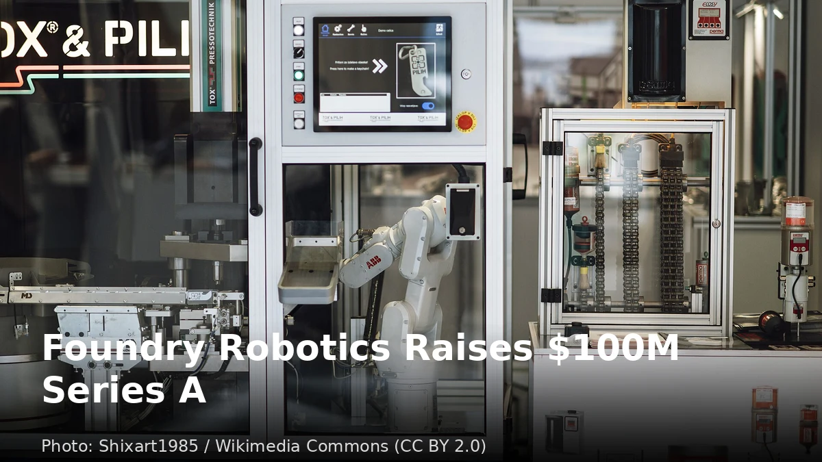 Foundry Robotics Raises $100M to Build Autonomous Factories