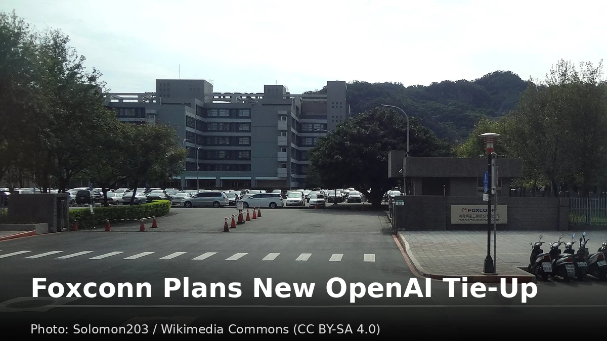 Foxconn Plans New OpenAI Tie-Up, Rejects AI Bubble Fears 1 Foxconn Plans New OpenAI Tie-Up, Rejects AI Bubble Fears
