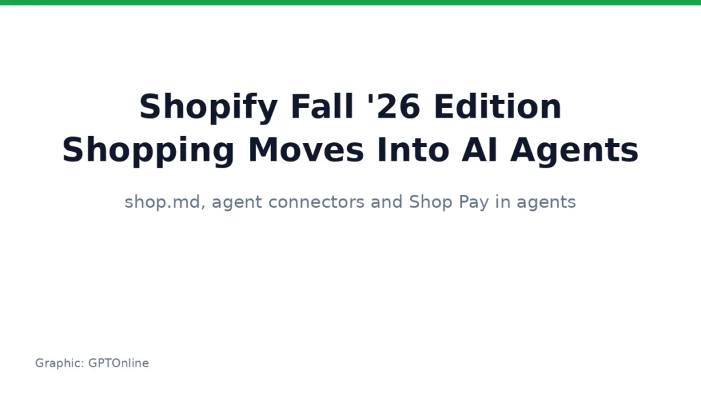 Shopify Fall 26 Edition brings AI agents to shopping