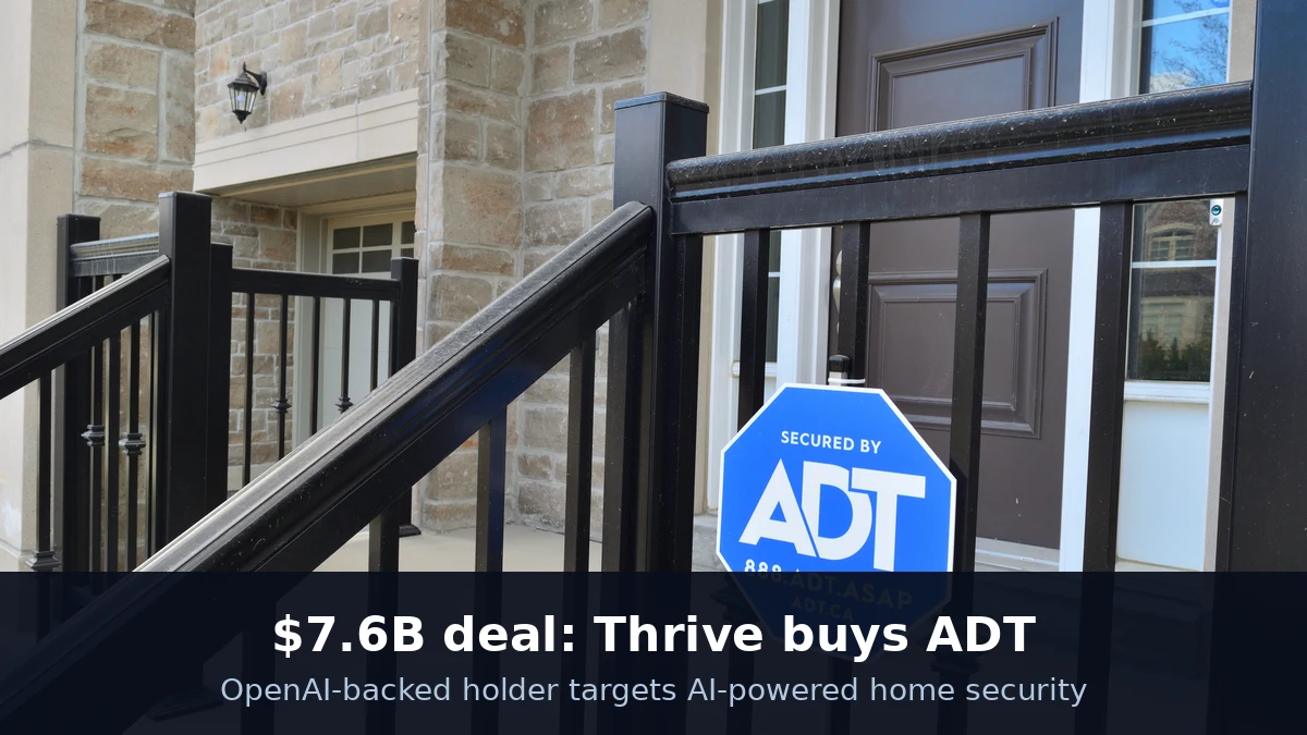 ADT security alarm keypad in a home installation
