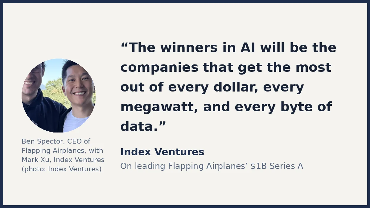 Index Ventures on leading the Flapping Airplanes $1B Series A