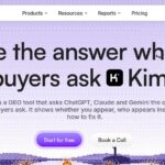 Notra official homepage introducing its GEO tool for tracking brand mentions in AI answers.