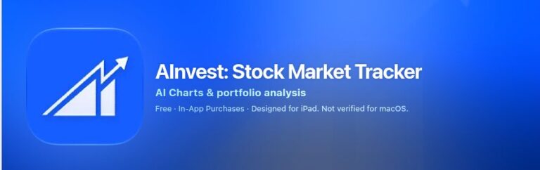 AInvest Stock Market Tracker official App Store listing header