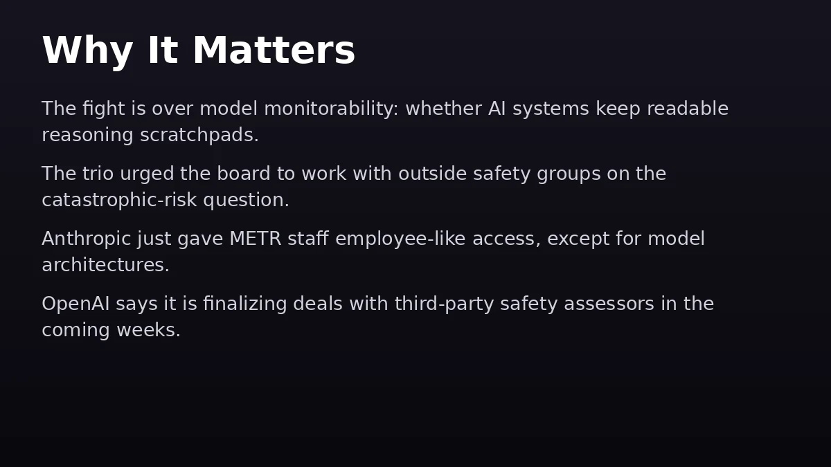 Why the OpenAI researcher firings matter