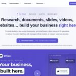 Orkas: Local-First AI Teams for Research and Documents 1 Orkas official homepage showing its AI team headline, local-first positioning and download offer.