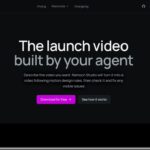 Remocn Studio: Create Editable AI Launch Videos 1 Remocn Studio official homepage introducing its open-source AI video creation studio.