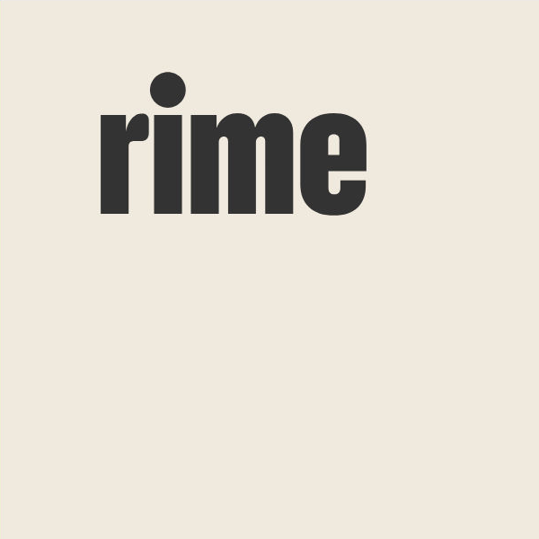 Rime wordmark captured from its official homepage header.