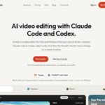 Rushilo: Edit Videos with Claude Code or Codex 1 Rushilo official homepage introducing AI video editing with Claude Code and Codex.