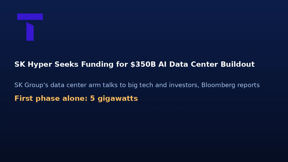 SK Hyper seeks funding for $350B AI data center buildout