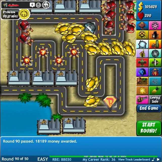 Bloons Tower Defense 4 Unblocked play online