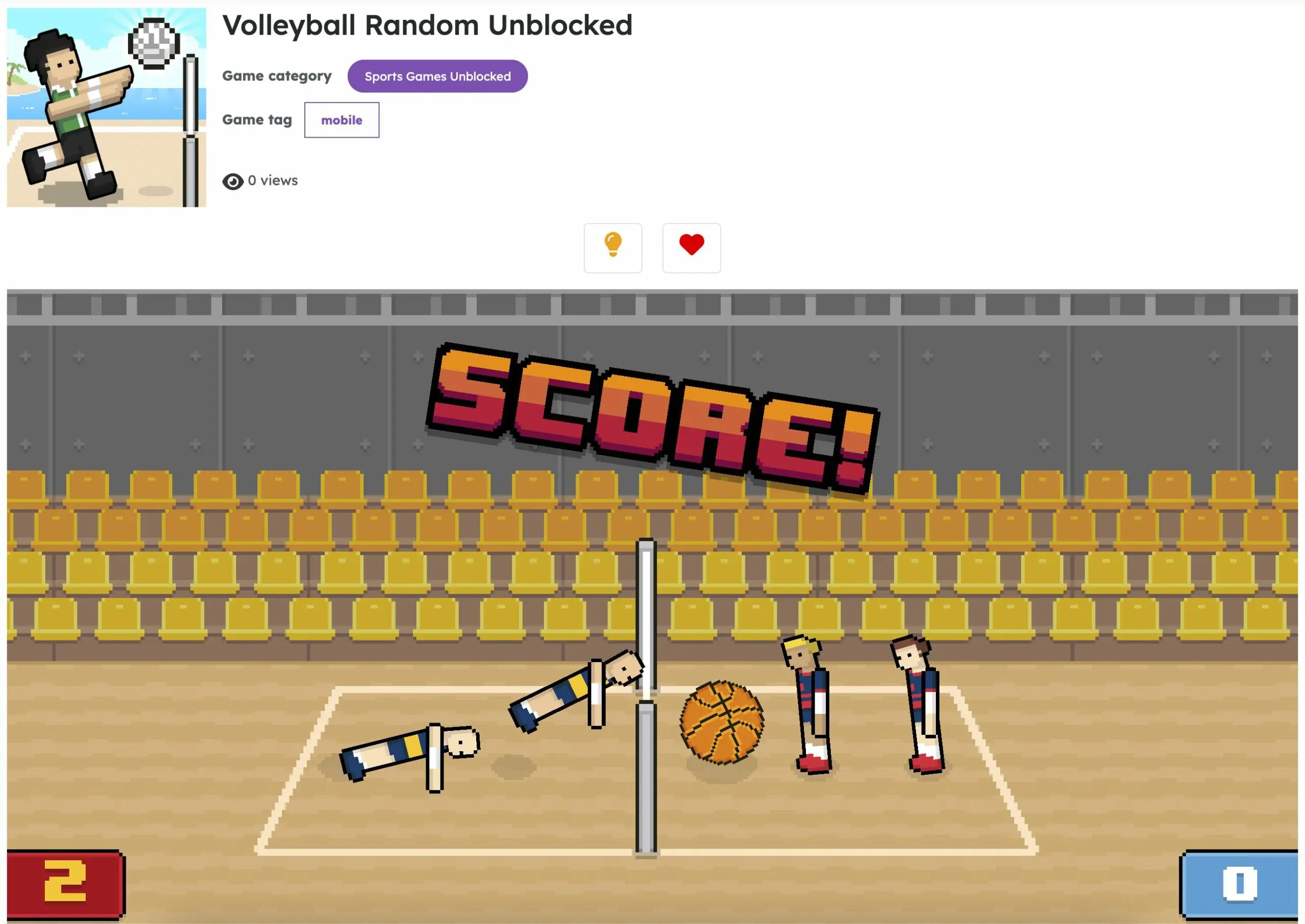 Volley Random Unblocked 1