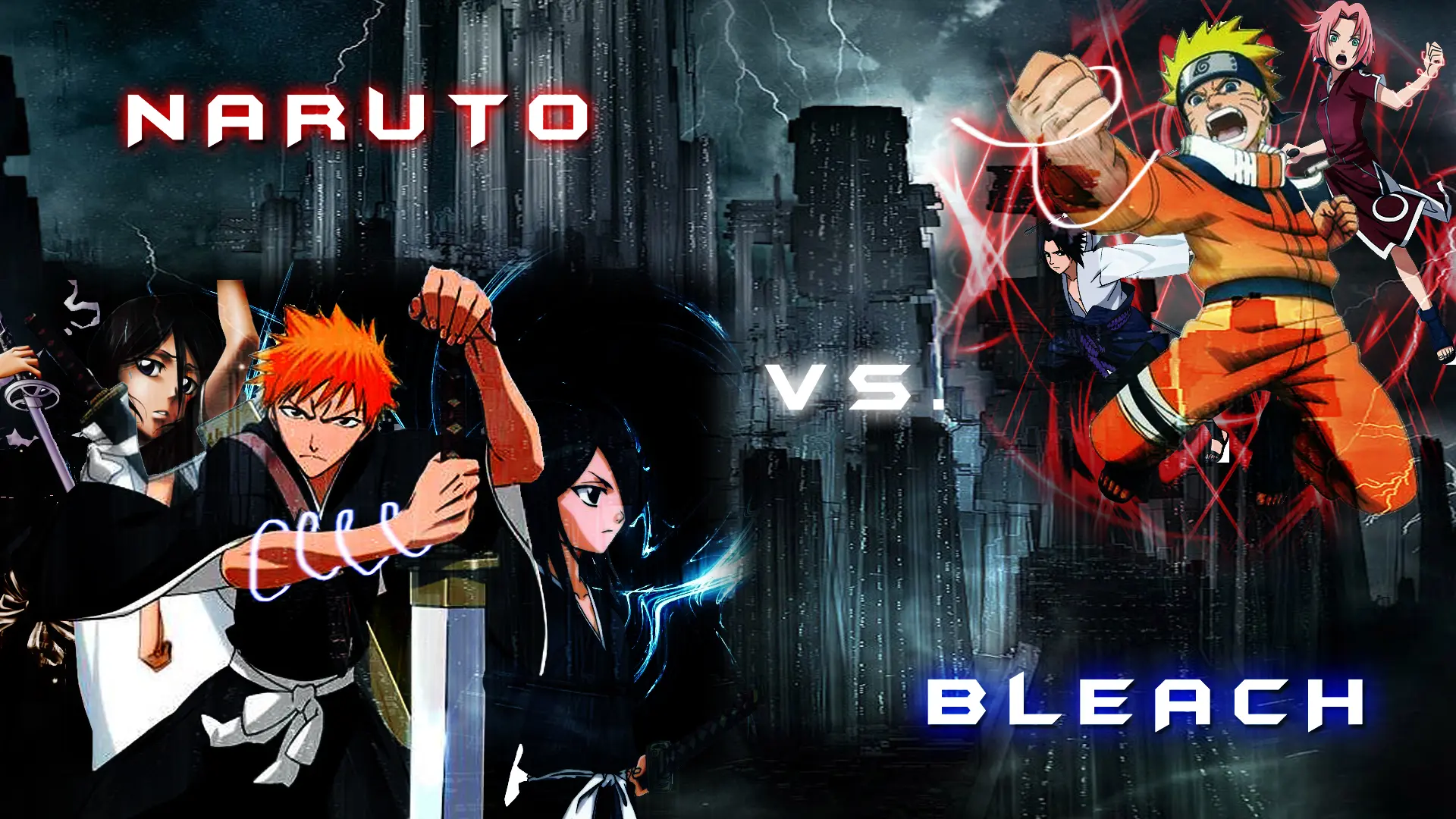 Naruto vs Bleach thumbnail