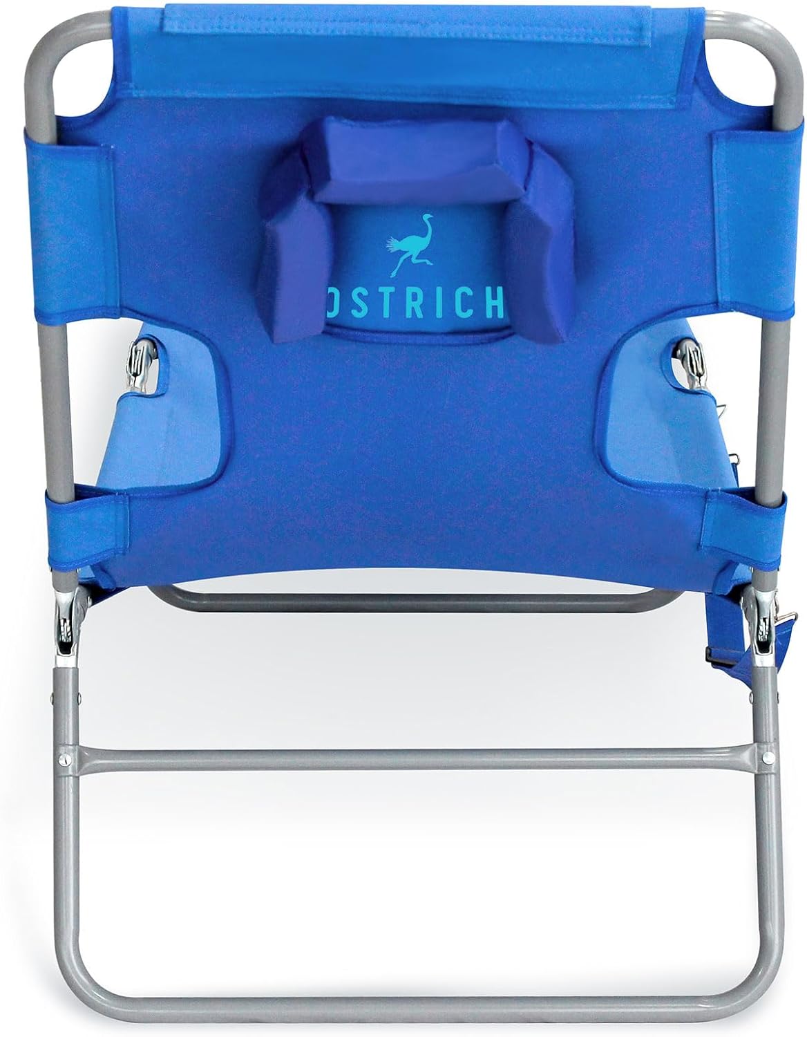 Ostrich - Silla Tumbona De Playa Para Adultos Con Orificio Para La Cara Verstil Plegable Para Piscina Exterior Tomar El Sol Y Leer En El Estmago De Lujo Para Bronceado Azul