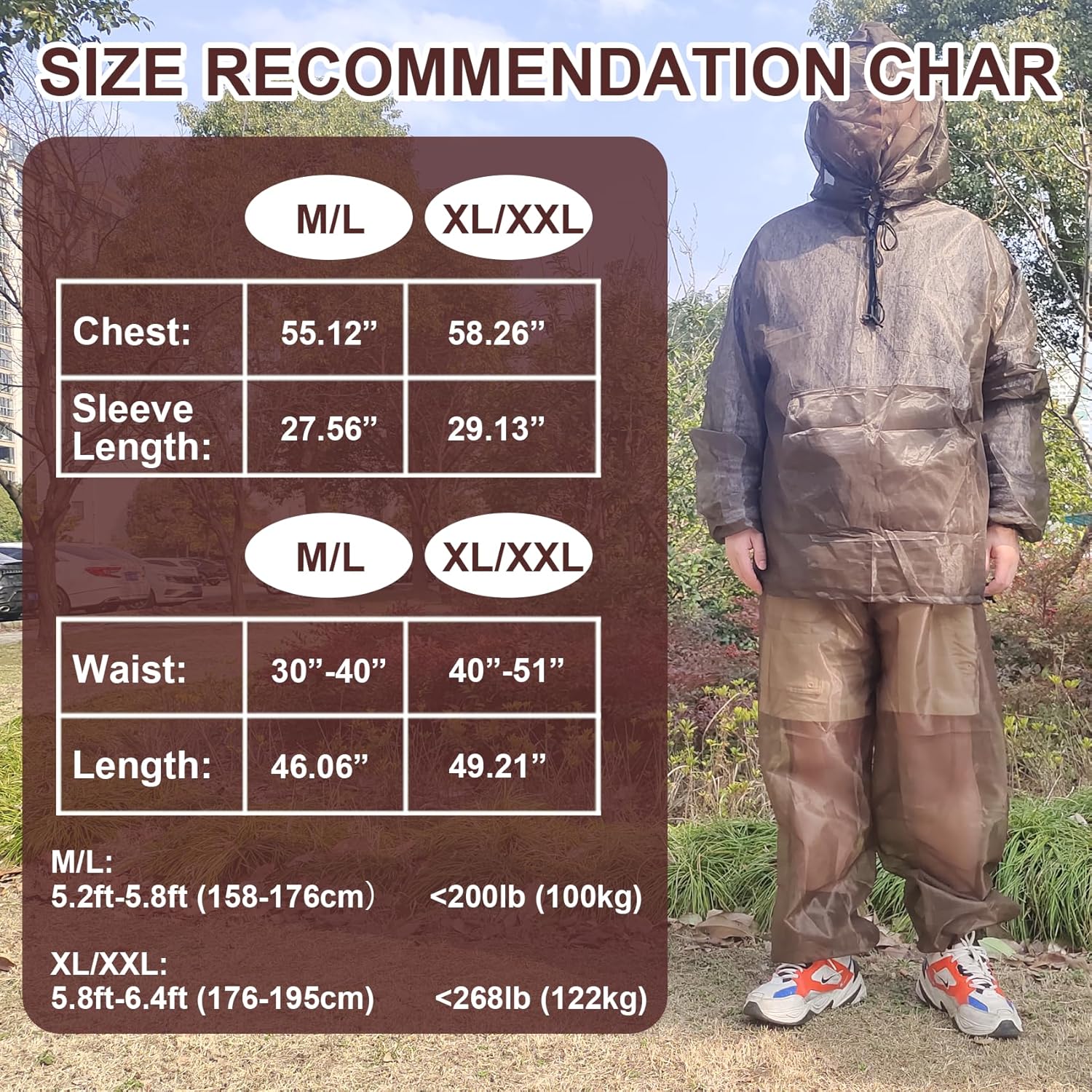 Aventik Chaqueta De Mosquito Pantalones De Mosquito Traje De Mosquito Malla Que No Se Transparenta Sper Ligera Mantiene La Seguridad Fresca Proteccin Uv