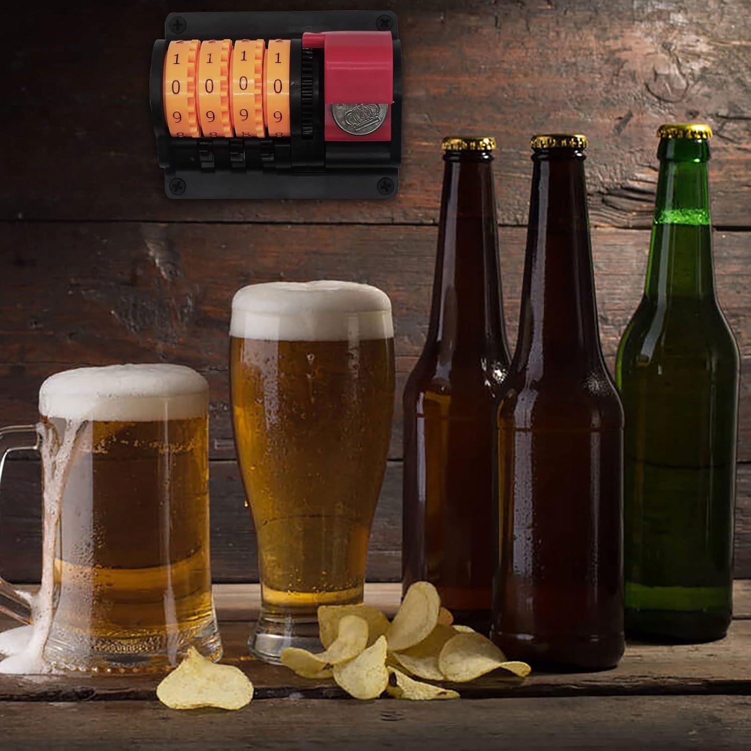 Abrebotellas Montado En La Pared Sacacorchos Para Contador De Cerveza Manual Creativo Automtico Decapador Regalos Nicos De Cerveza Para Hombres Pap Novio Esposo 1#