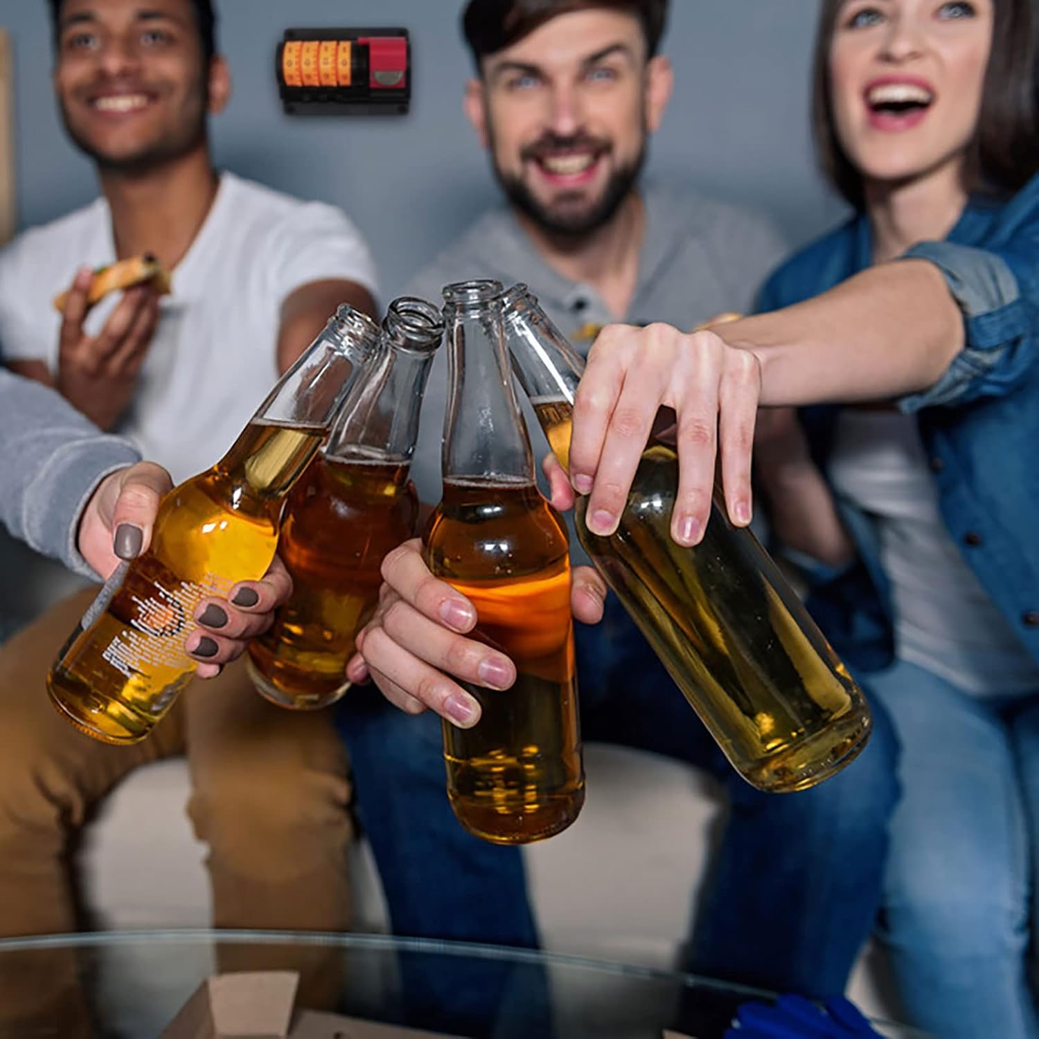 Abrebotellas Montado En La Pared Sacacorchos Para Contador De Cerveza Manual Creativo Automtico Decapador Regalos Nicos De Cerveza Para Hombres Pap Novio Esposo 1#