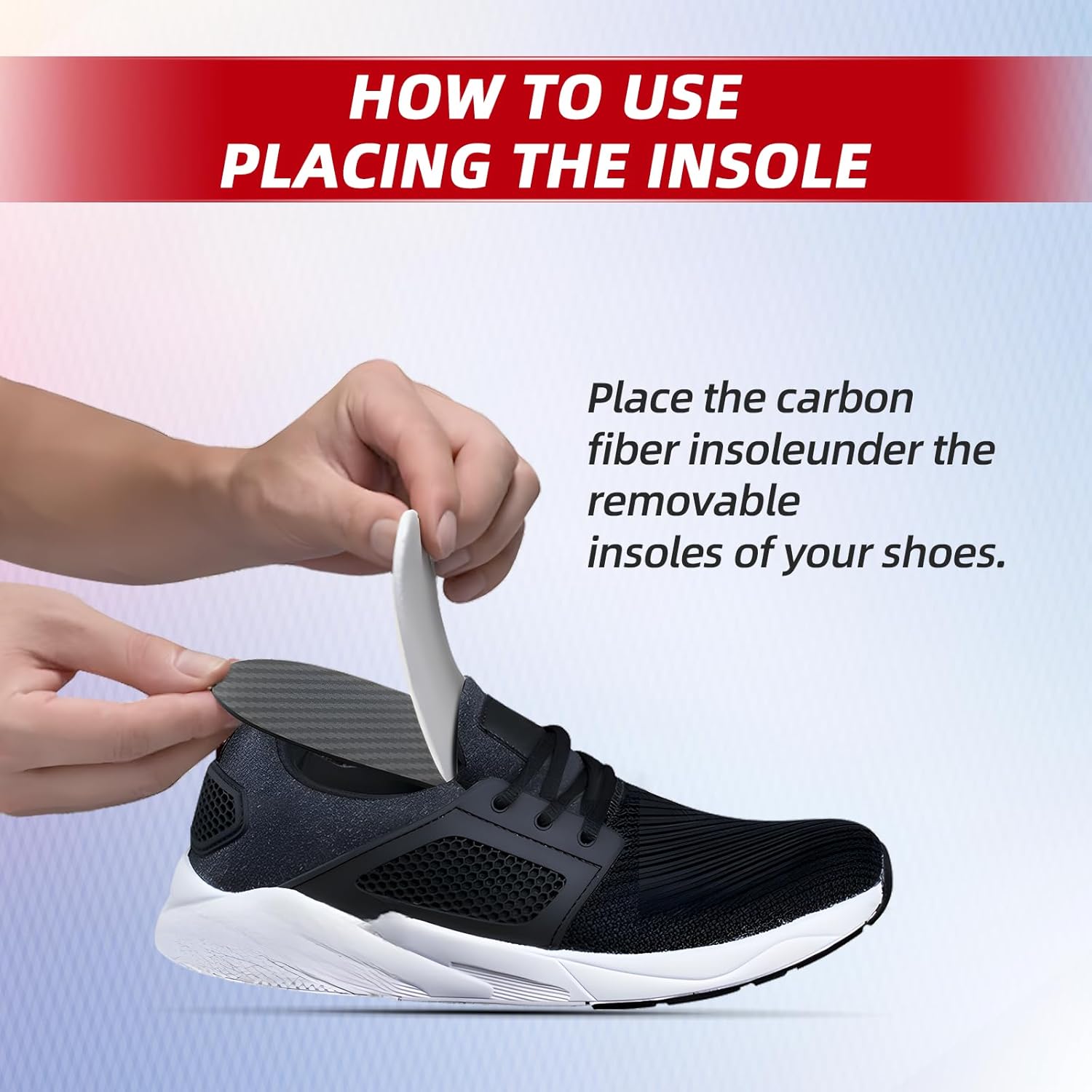 Plantilla De Fibra De Carbono Para Hombres Y Mujeres 1 Par Inserto Rgido Para Zapatos De Morton Puntera De Csped Hallux Rigidus Limitus Negro -