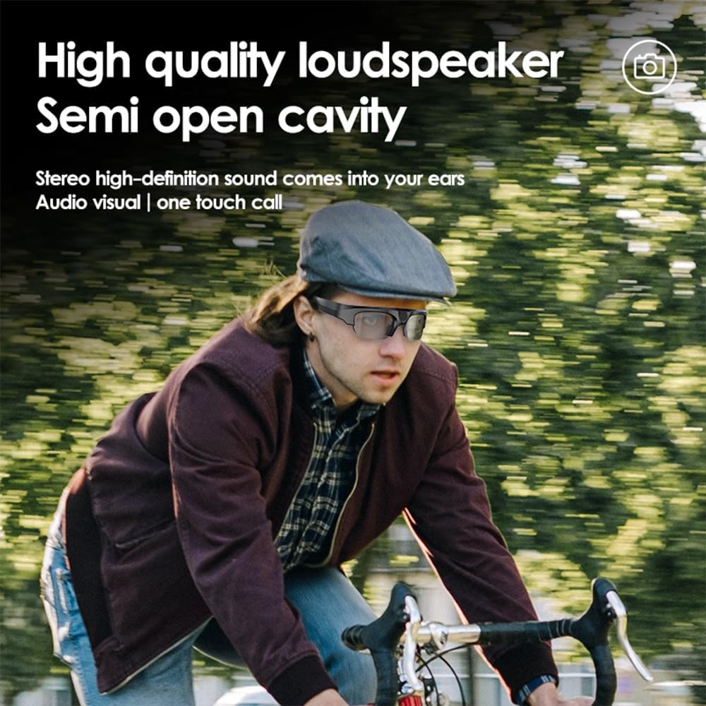 Lentes De Cmara 4k Lentes De Sol Inteligentes Ai 2025 Con Cmara Gafas De Video Con Proteccin Uv Para Actividades Al Aire Libre Y Viajes Cmaras De Video Deportivas Y De Accin Lente