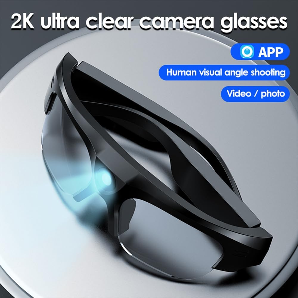 Lentes De Cmara 4k Lentes De Sol Inteligentes Ai 2025 Con Cmara Gafas De Video Con Proteccin Uv Para Actividades Al Aire Libre Y Viajes Cmaras De Video Deportivas Y De Accin Lente