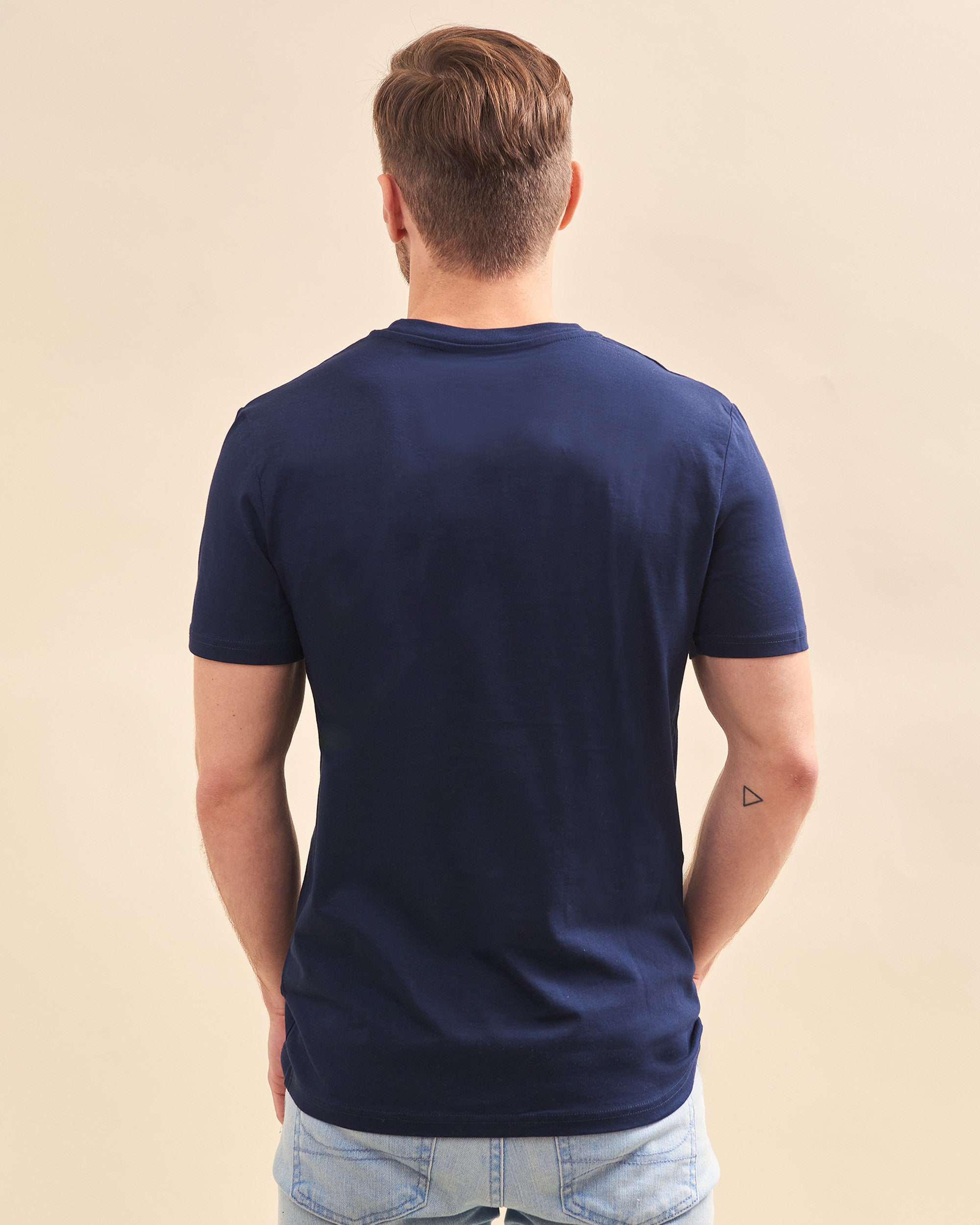 Blue Personalized Embroidered T-shirt For Men Personalized Gift For Men Personalized Godfather Gift Father's Day Gift