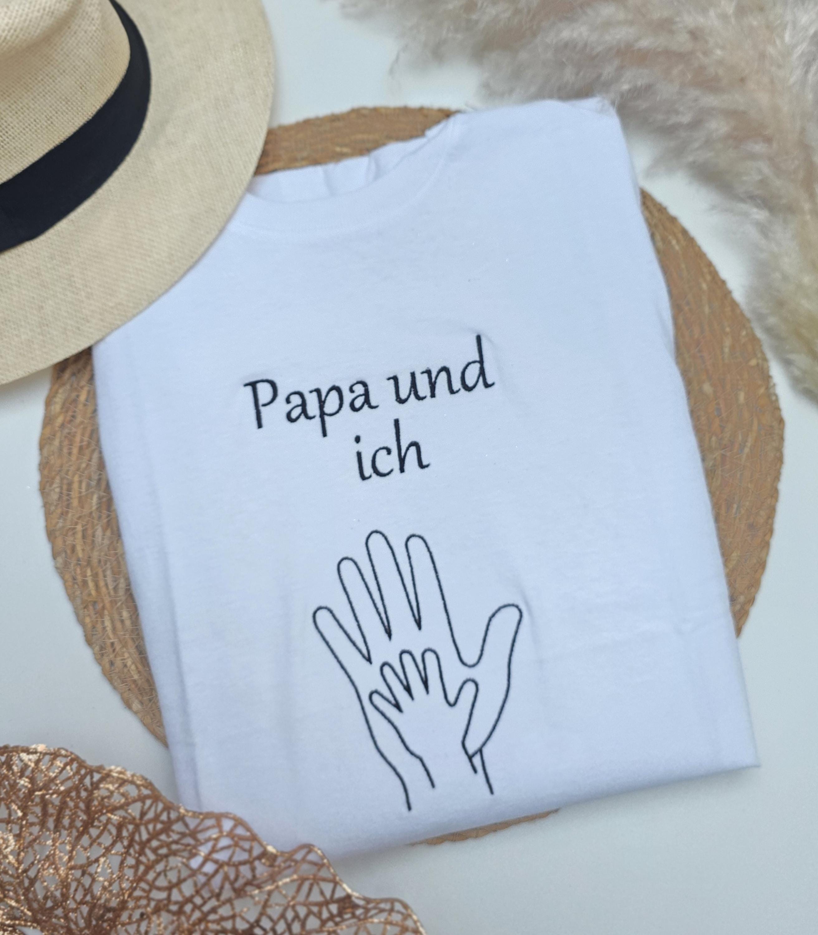 Personalized Kids Sweatshirt Mommy And Medaddy And Me Embroidered Hand Outlines Gift For Kids Parents Crewneck Best Dad Mom