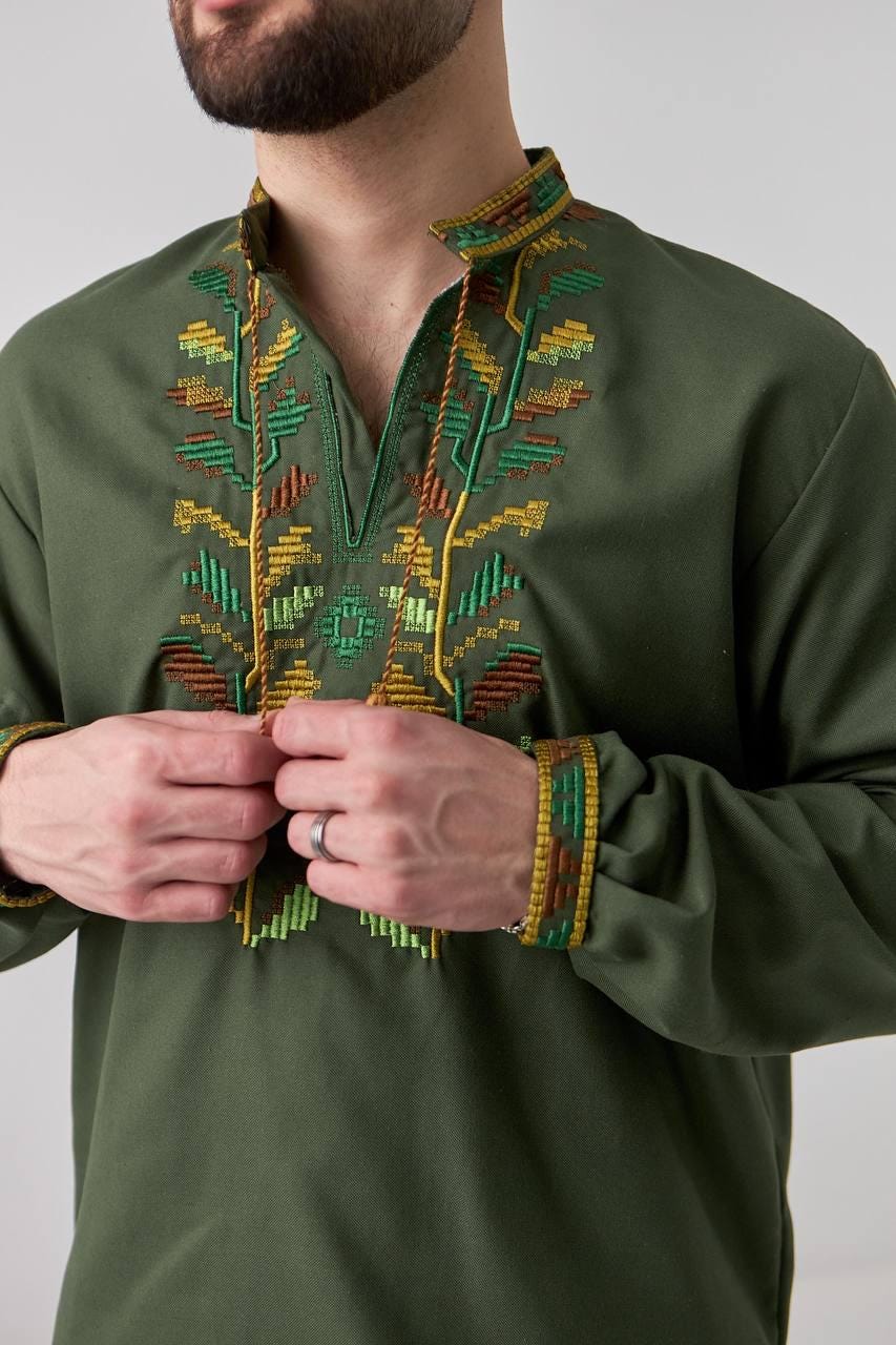 Ukrainian Embroidered Men Vishivankaukraine T-shirtukraine Mens Clothingukraine Men Giftukraine National Clothesembroidery Men Blouse