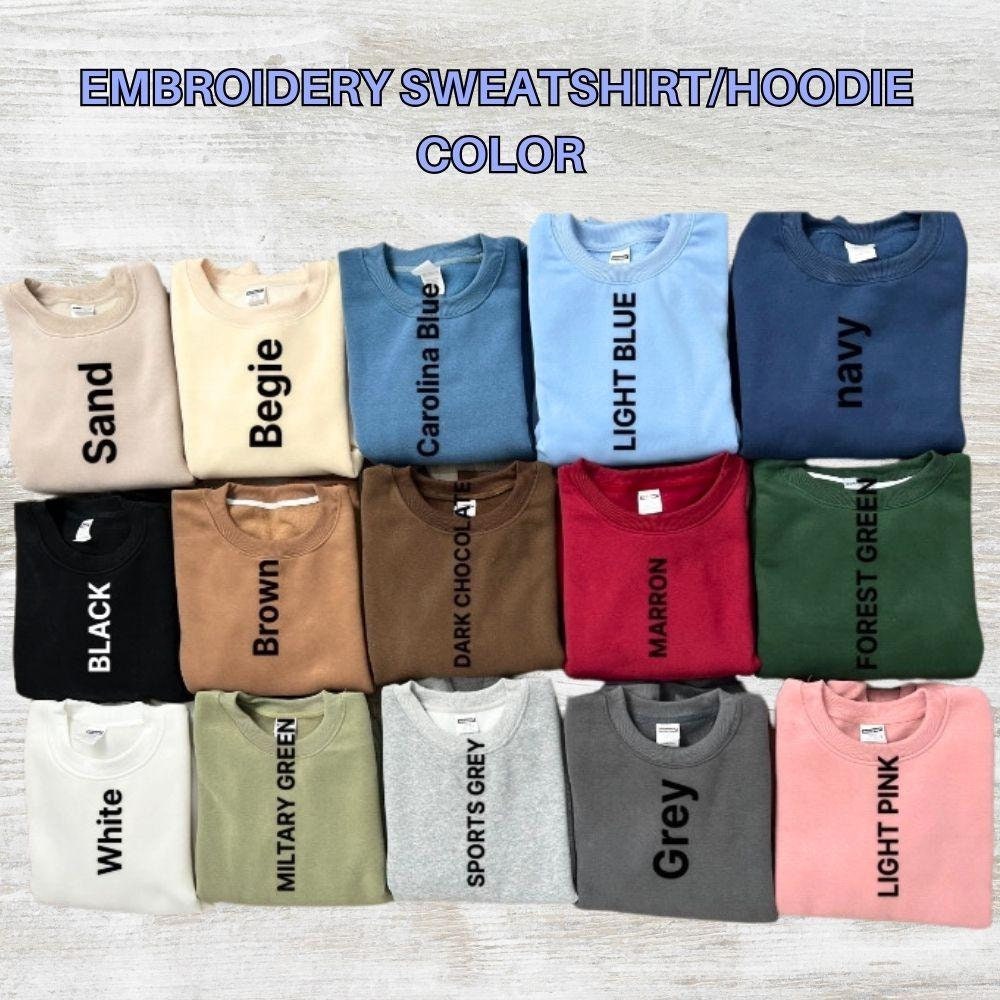 Inside Out Fear Sweatshirt Disney Inside Out 2 Shirt Disney Embroidered Hoodie Inside Out Embroidered Shirt Inside Out Gift