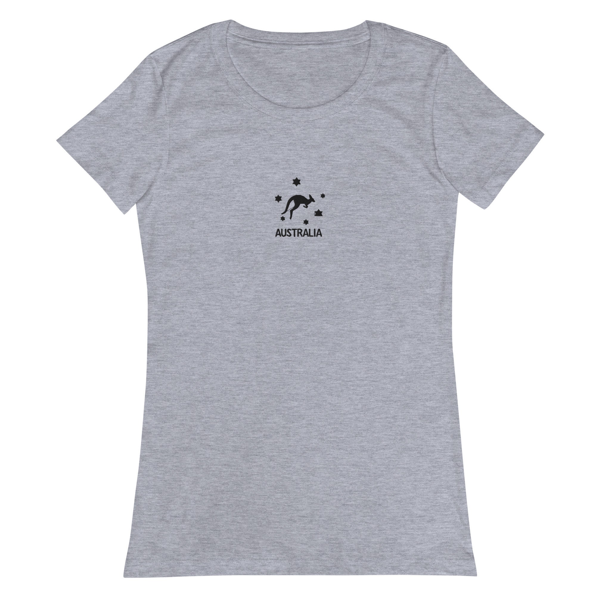 Womens Fitted Embroidered T-shirt