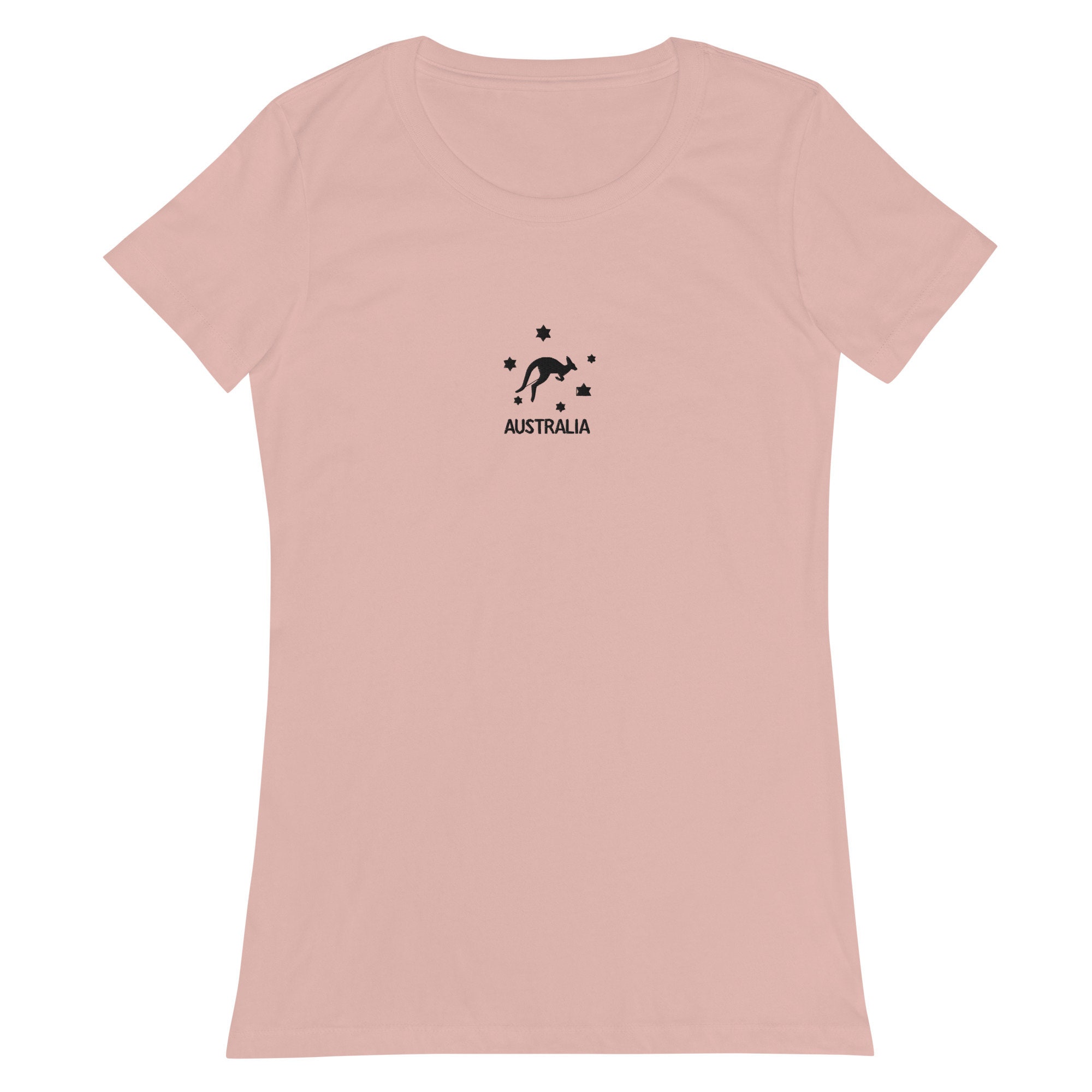 Womens Fitted Embroidered T-shirt