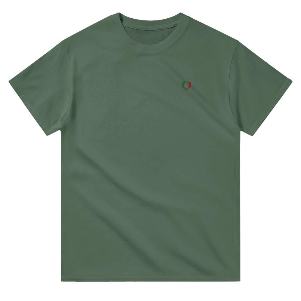 Embroidered Shirt 100% Cotton Unisex Chilli Tshirt Heart Tshirt Hot Pepper Shirt Pepper Tshirt Hot And Spicy Shirt Embroidered Tshirt