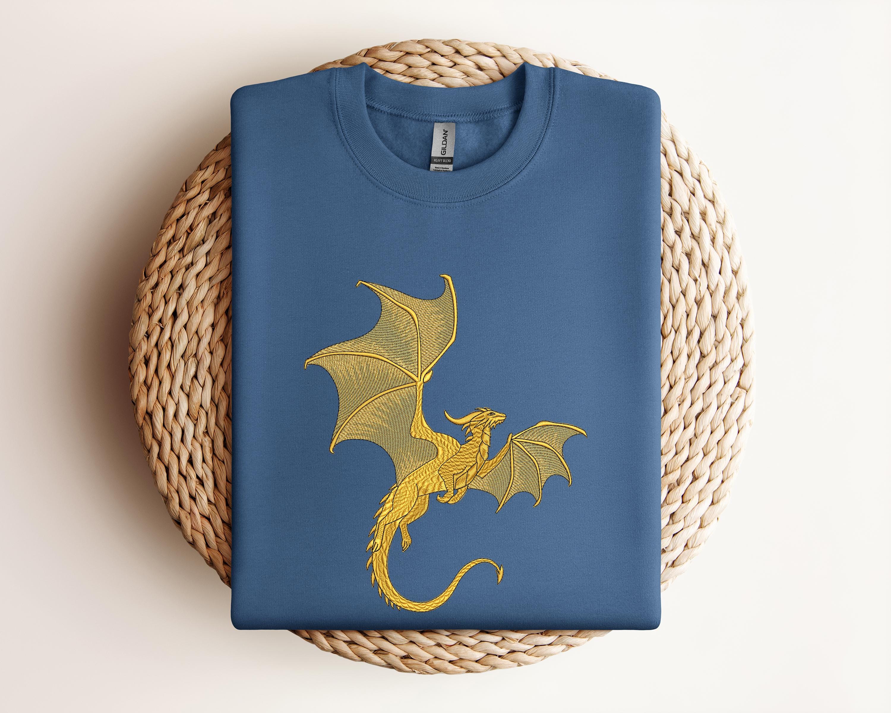 Embroidered Basgiath Sweatshirt Embroidery Dragon Riders Fourth Wing Kids Sweatshirt Embroidery Fantasy Reader Embroidered Die Or Fly