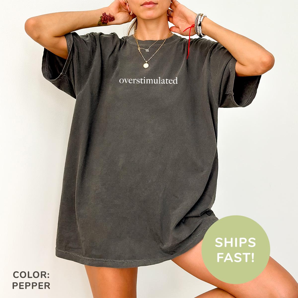 Comfort Colors Overstimulated Shirt For Mom Cowboy Frog Shirt Unhinged Tshirt Weirdcore Clothing Gen Z Shirt Weird Stuff Funny Tshirt