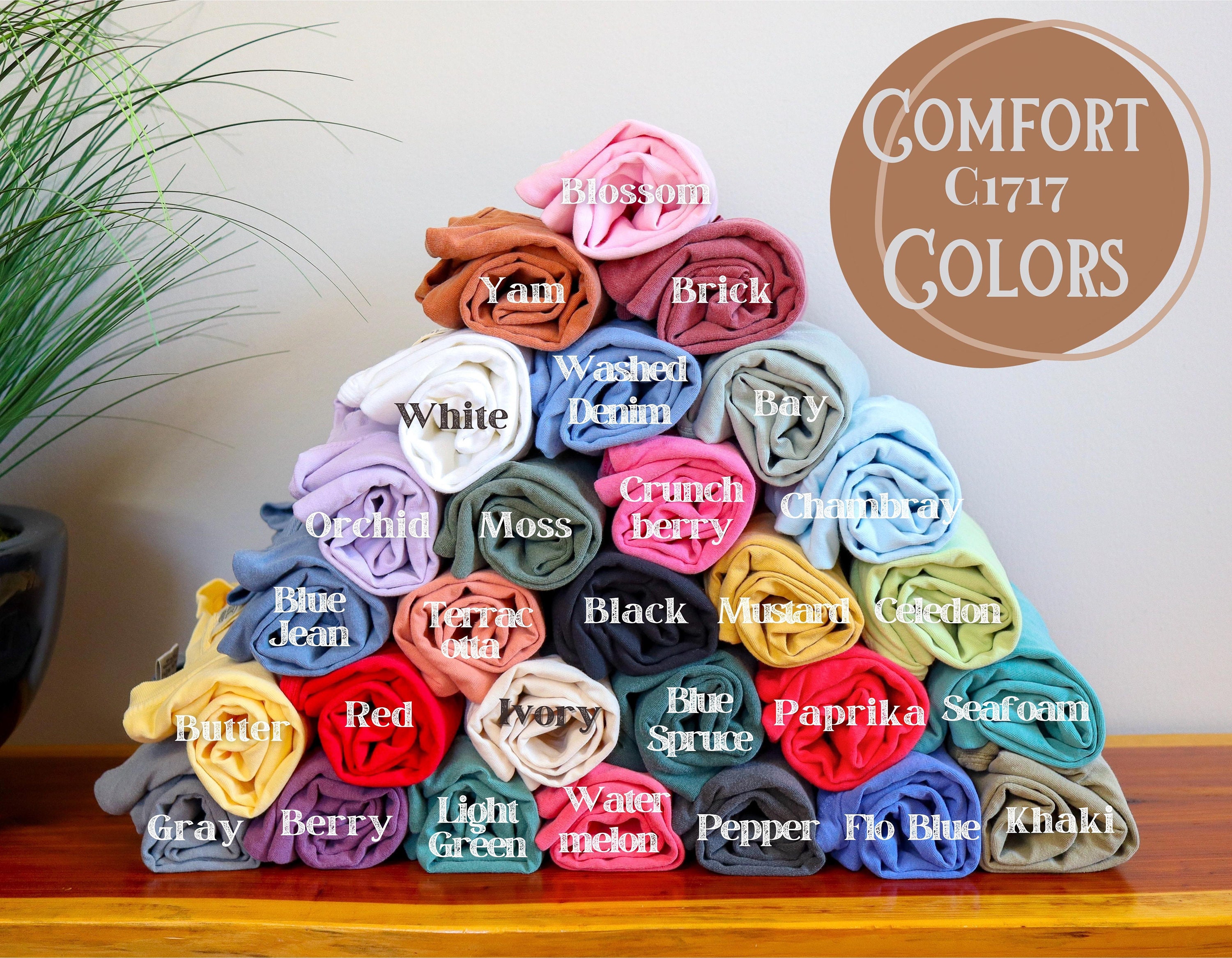 Custom Embroidered Tshirt Personalized Embroidered T-shirts Embroidered Comfort Colors Teecustom Embroidery Mother's Day Gift