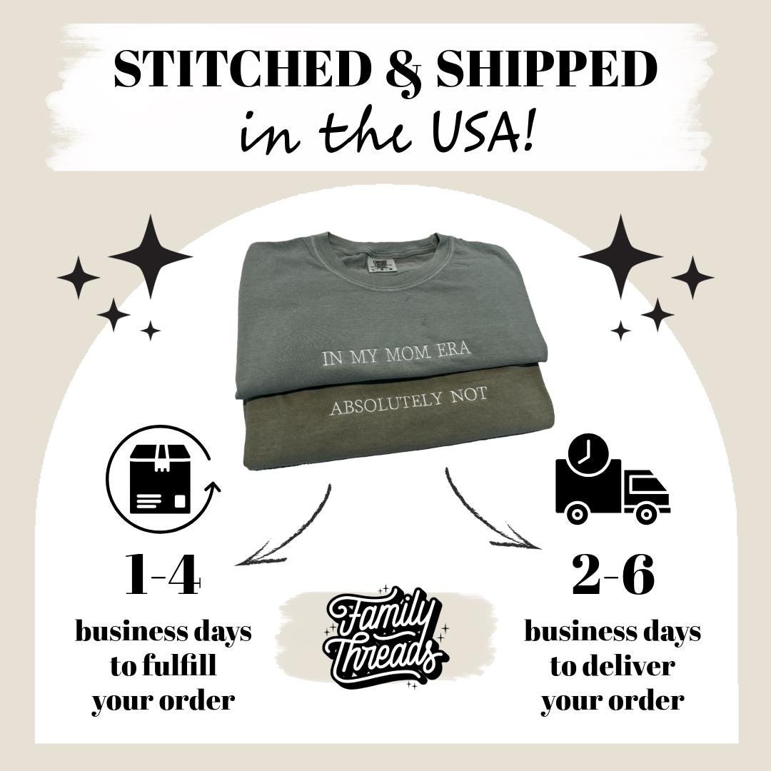 Absolutely Not T-shirt - Embroidered Comfort Colors T-shirt - Embroidered T-shirt - Trending Shirts - Choose Your Own Thread Color! -