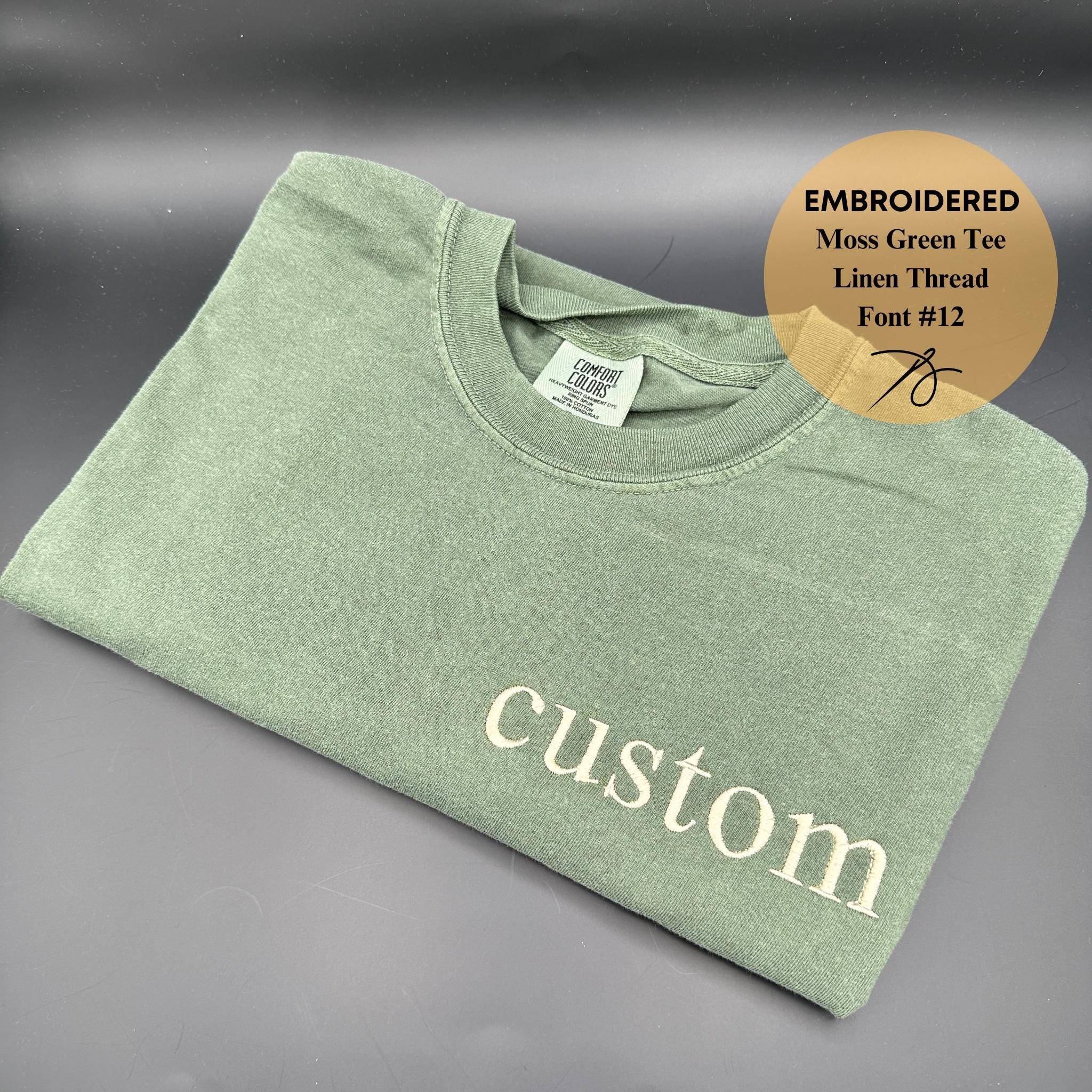 Custom Embroidered Tshirt Custom Embroidered Comfort Colors T Shirt Embroidered Tee Custom Tshirt Gift For Mom Mothers Day Gifts