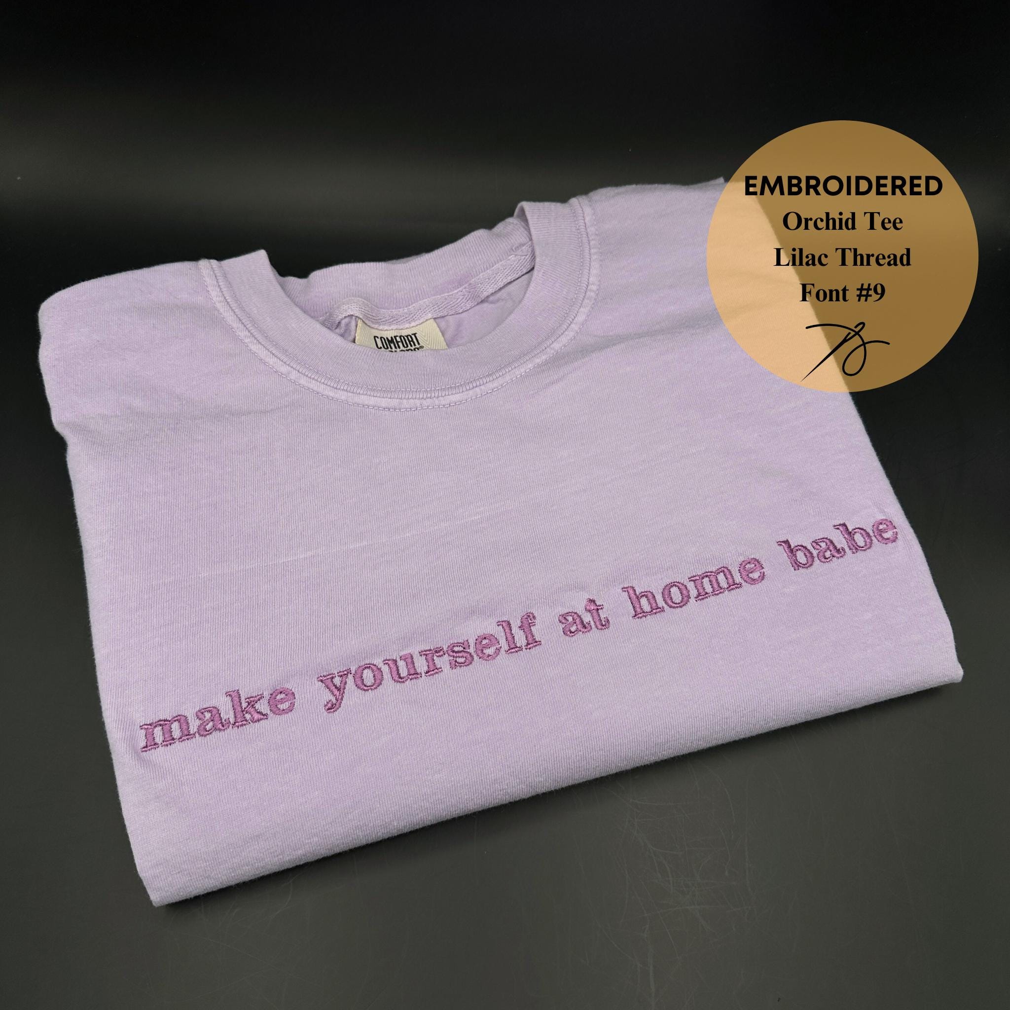 Custom Embroidered Tshirt Custom Embroidered Comfort Colors T Shirt Embroidered Tee Custom Tshirt Gift For Mom Mothers Day Gifts