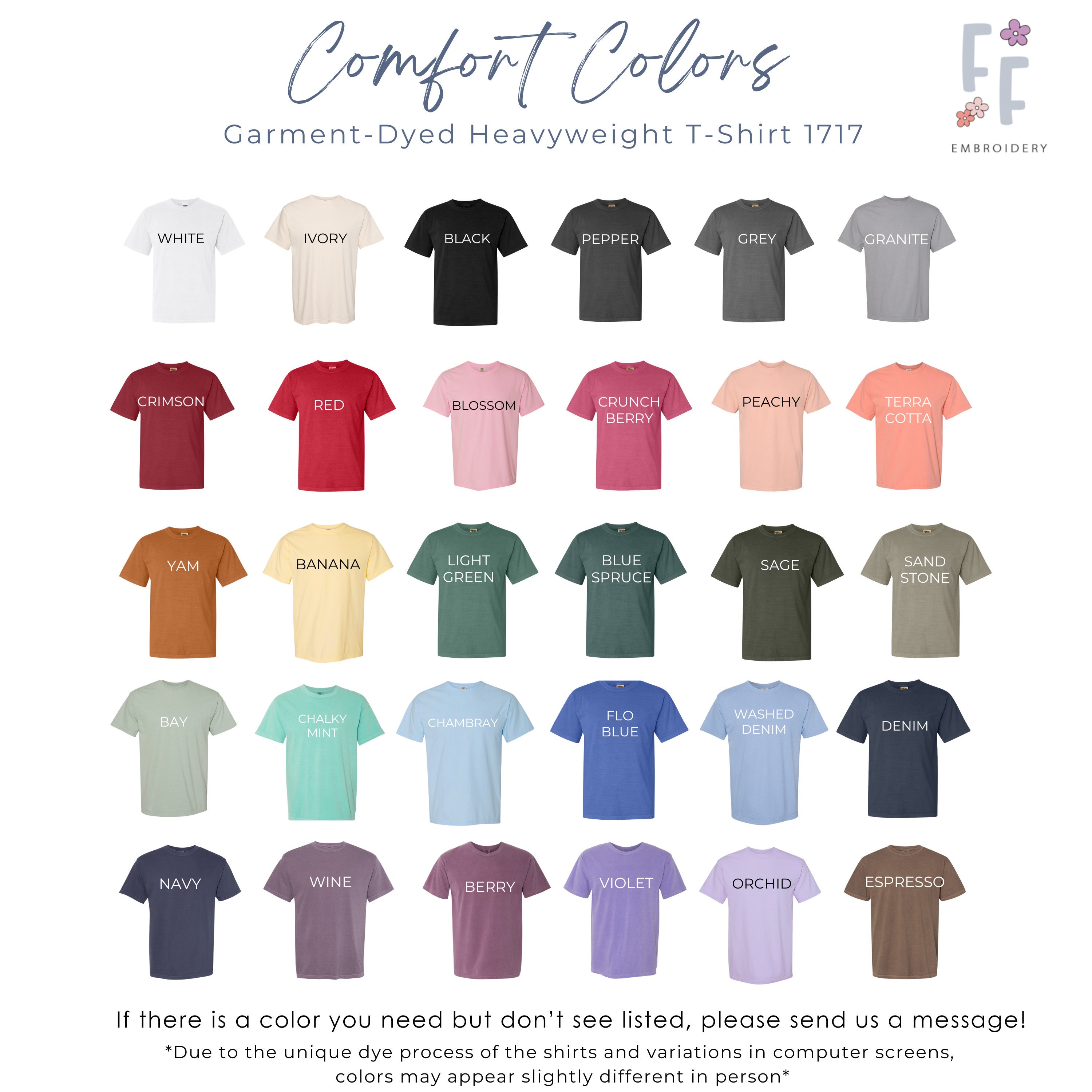 Comfort Colors Embroidered Strawberry T Shirt - Short Sleeve Summer Tee - Womens Oversized Stitched Shirt - Embroidered Clothing