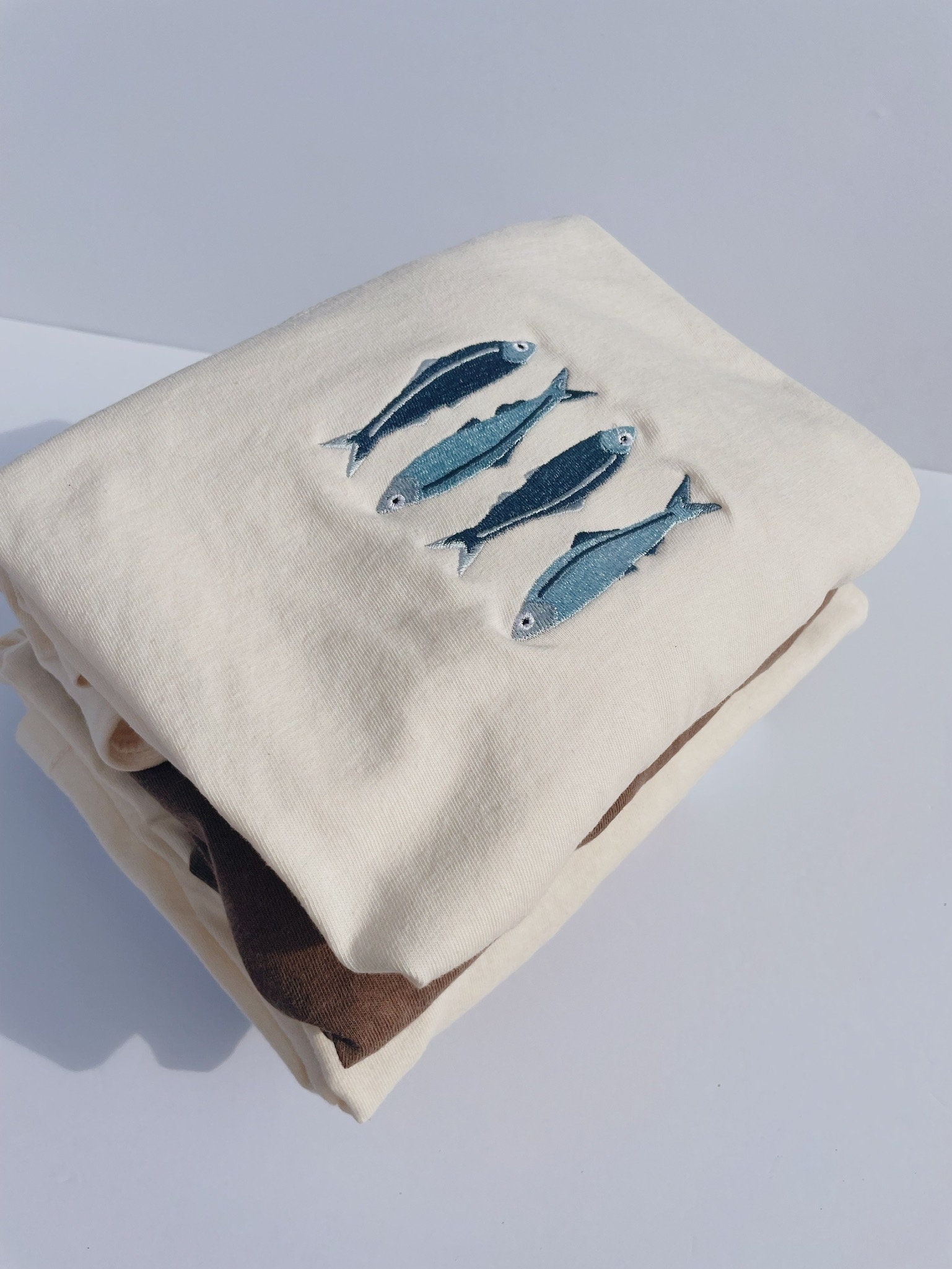 Embroidered Sardines T-shirt