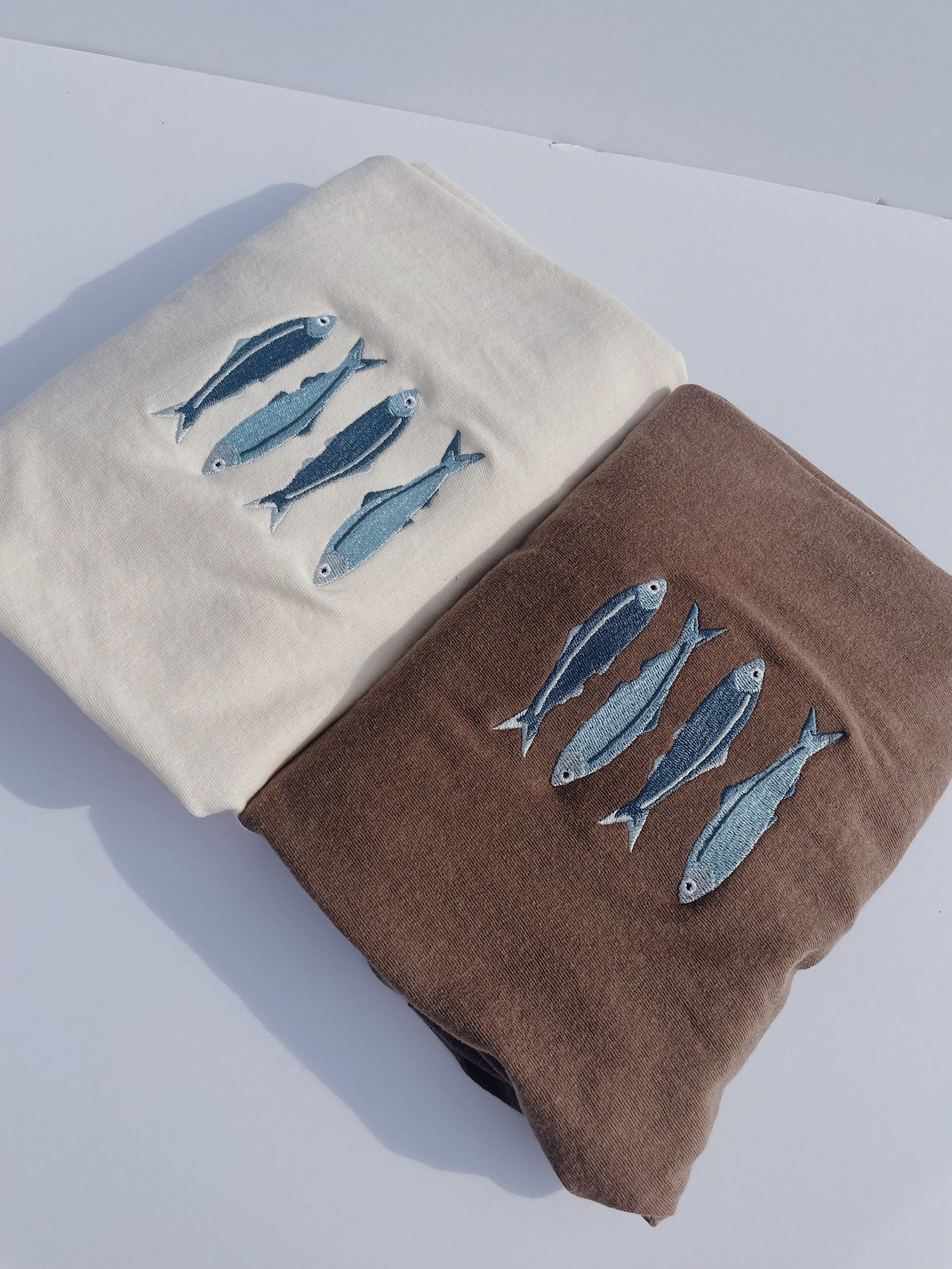Embroidered Sardines T-shirt
