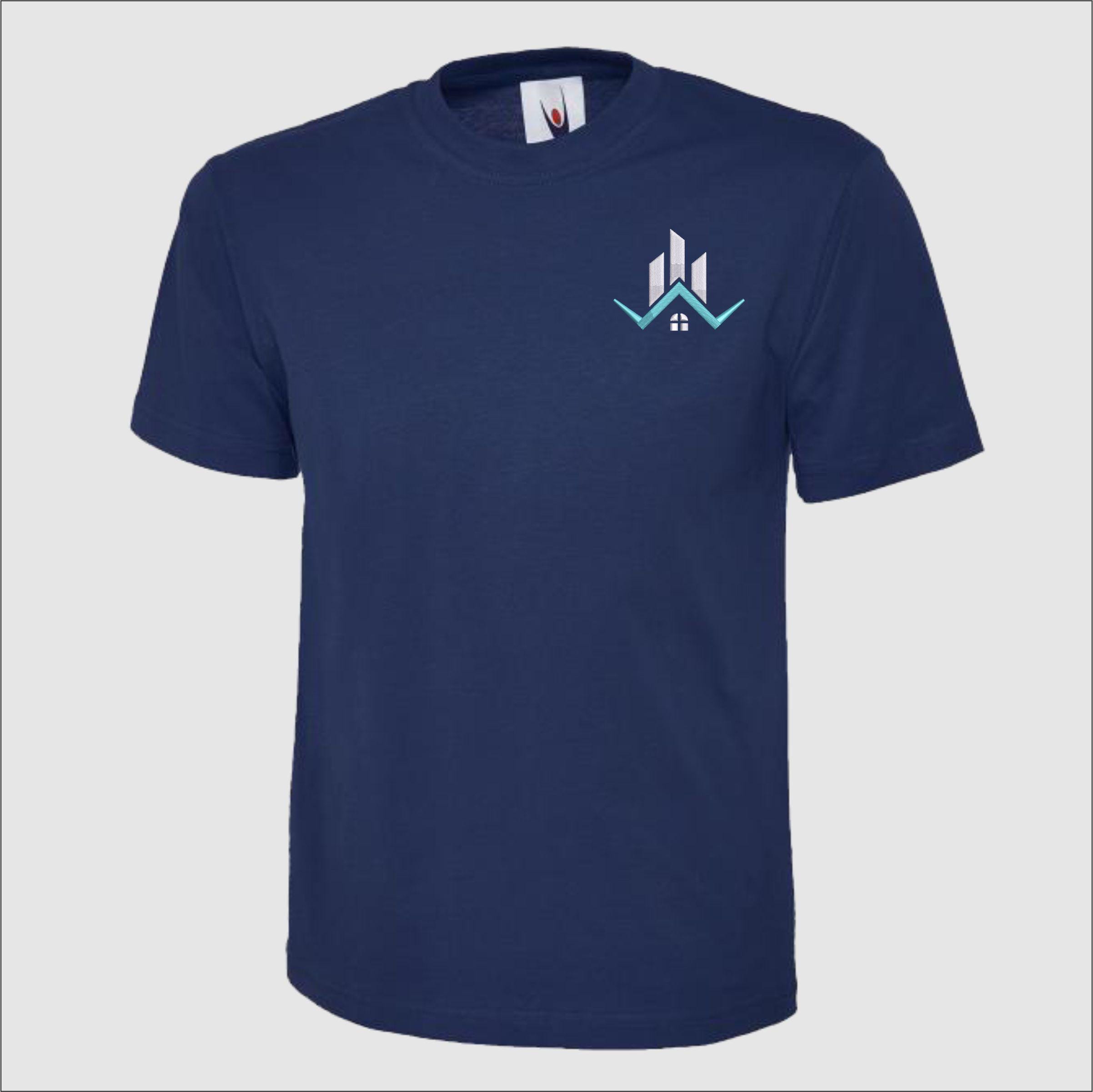 Custom Embroidered Shirts Your Text Logo Embroidered Tee Tops Personalised Text Logo T Shirts Mothers Day Gifts Gift For Him And Her