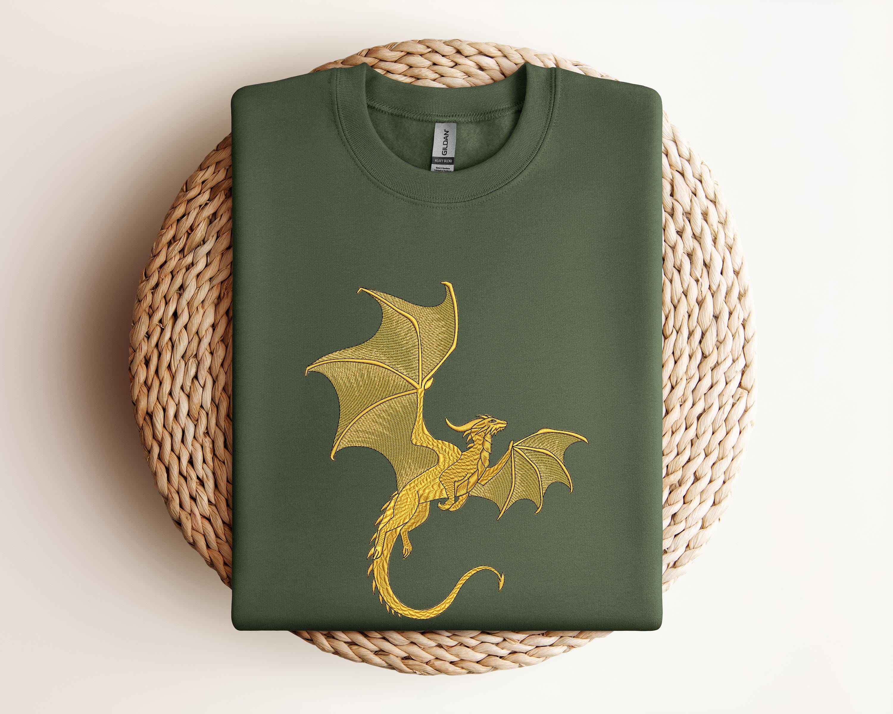 Embroidered Basgiath Sweatshirt Embroidery Dragon Riders Fourth Wing Kids Sweatshirt Embroidery Fantasy Reader Embroidered Die Or Fly