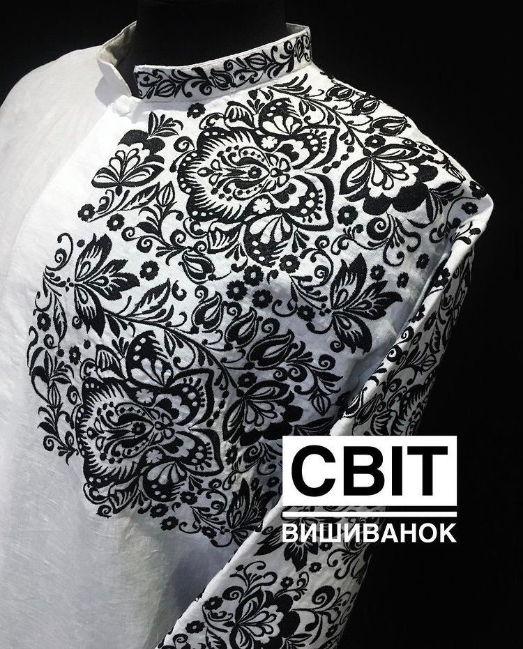 Embroidered Mens Vyshyvanka Linen Embroidered Shirt Ethnic Clothes Made In Ukraine Gift Traditional Ukrainian Clothing Gift For Him