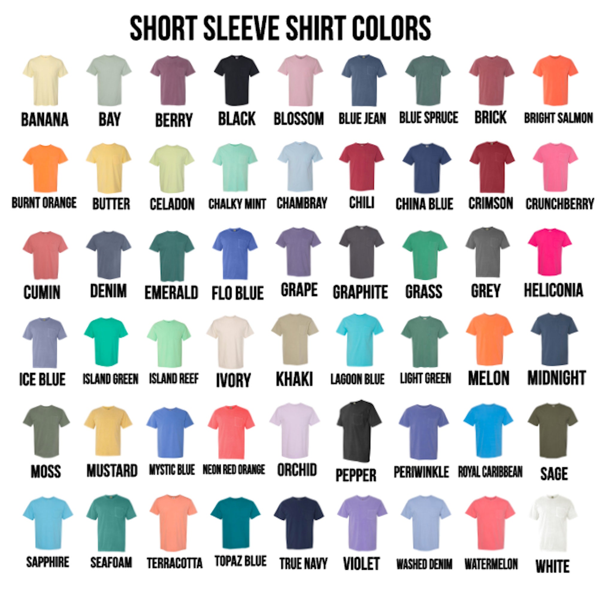 Monogrammed Comfort Colors Short Sleeve Pocket T-shirt - Bridesmaid Gift - Monogram Tee - Unisex Pocket Tee - Short Sleeve Shirt - Gift Idea