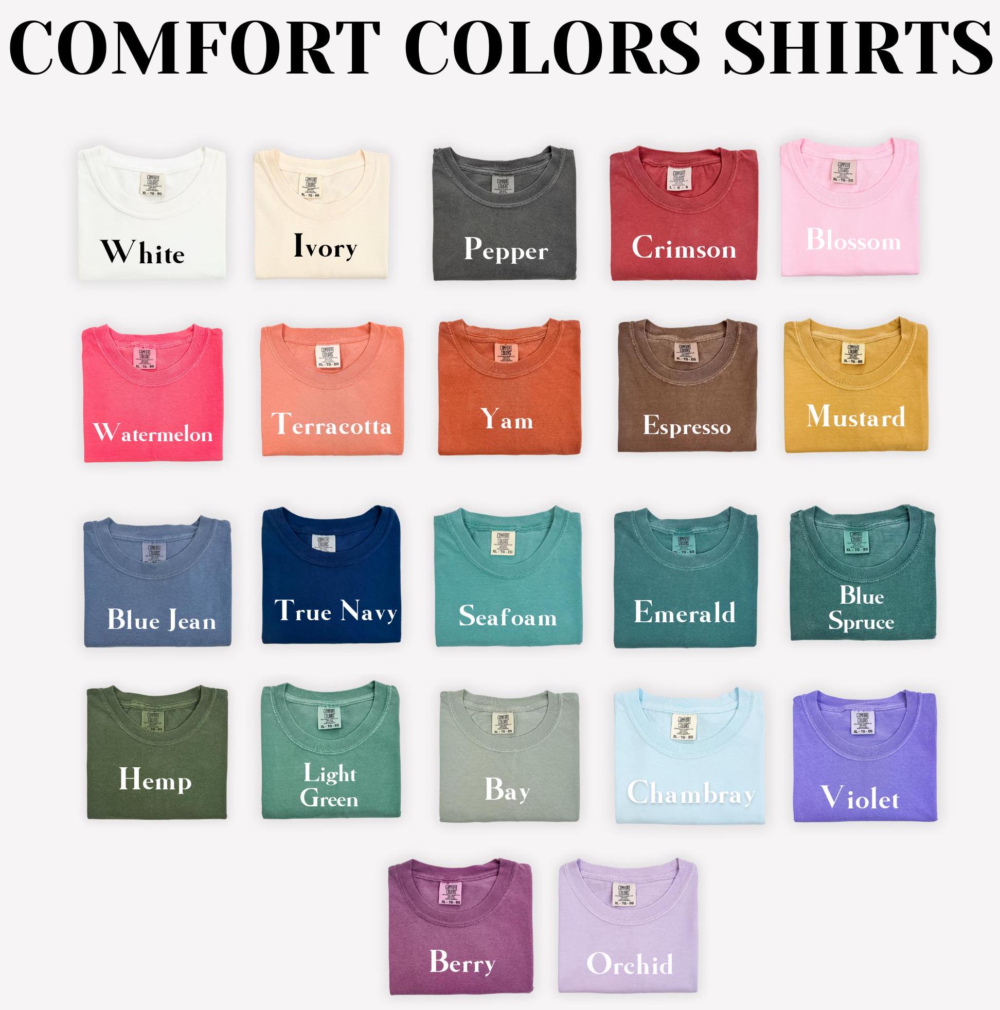 Comfort Colors Embroidered Mama Shirt Mama Shirt Gift For Mom Mothers Day Gift New Mom Gift Embroidered Mom College Block Mama Tee