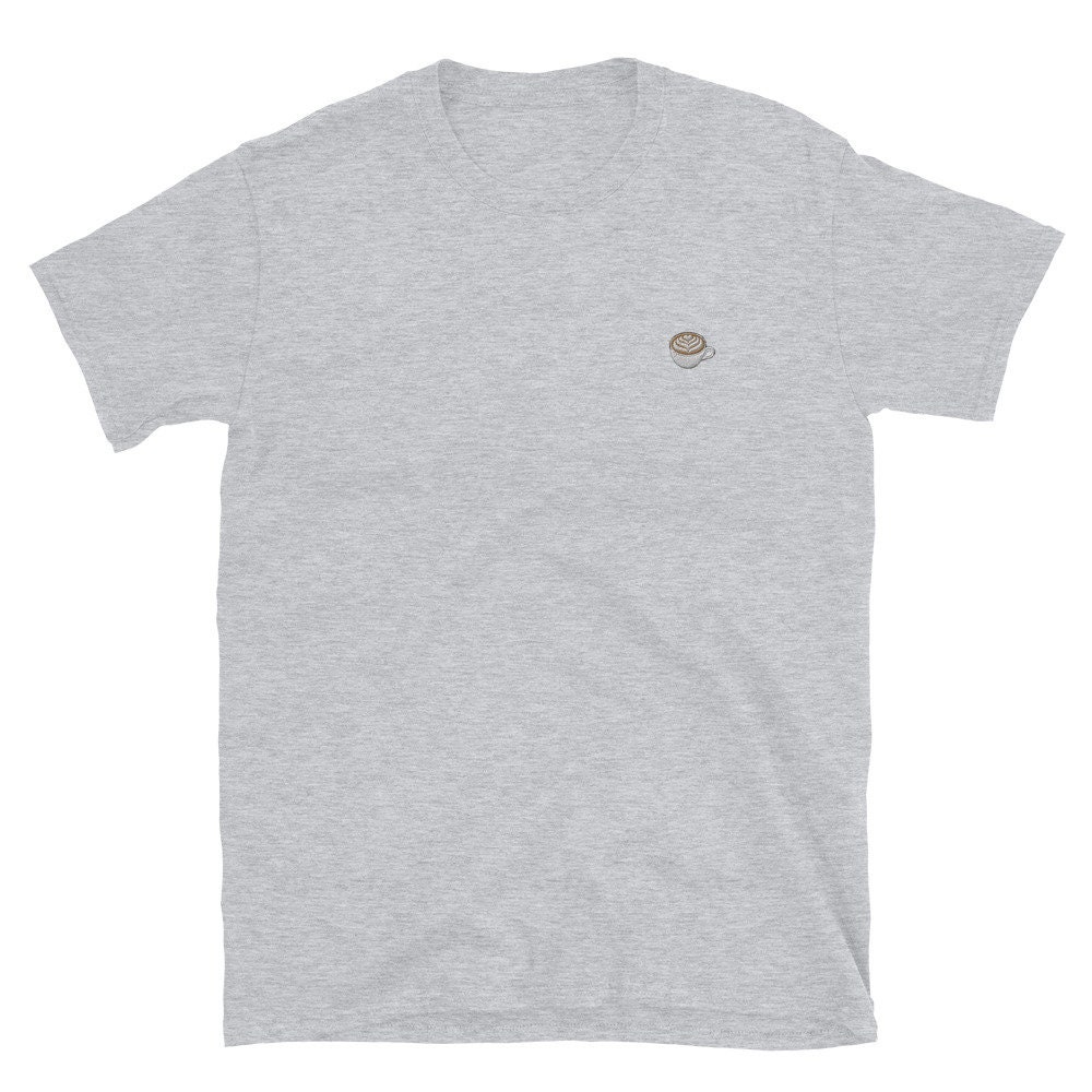 Embroidered Cappuccino T-shirt