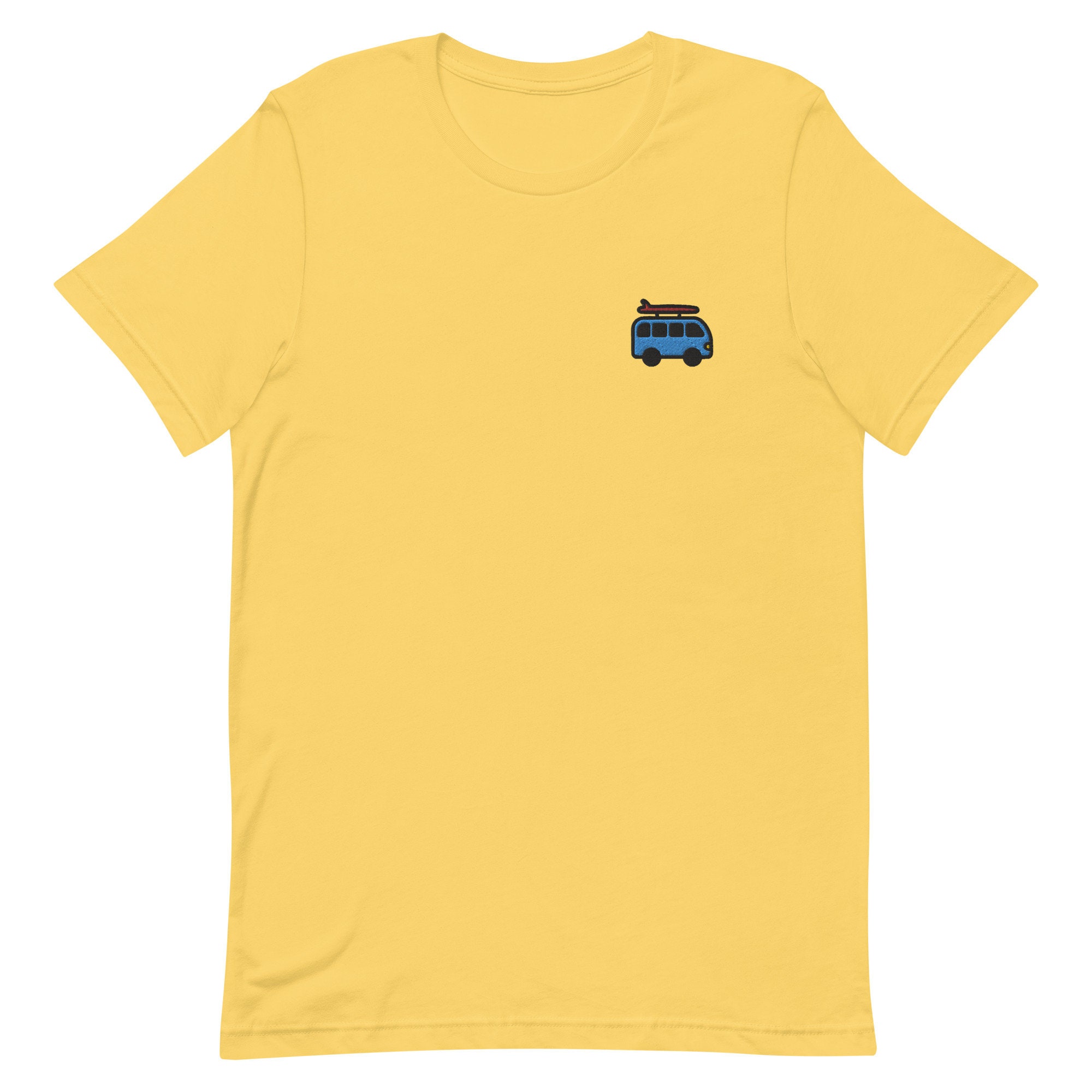 Hippy Van Unisex T-shirt Embroidered Unisex T-shirt Gift For Boyfriend Girlfriend Unisex Short Sleeve Shirt - Multiple Colors